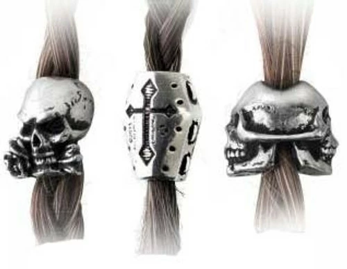 Skulls & Death Janus/Coffin/Alchemist Beard Beads - Image 2
