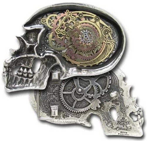Skulls & Death Anima Machinato Futurus Belt Buckle