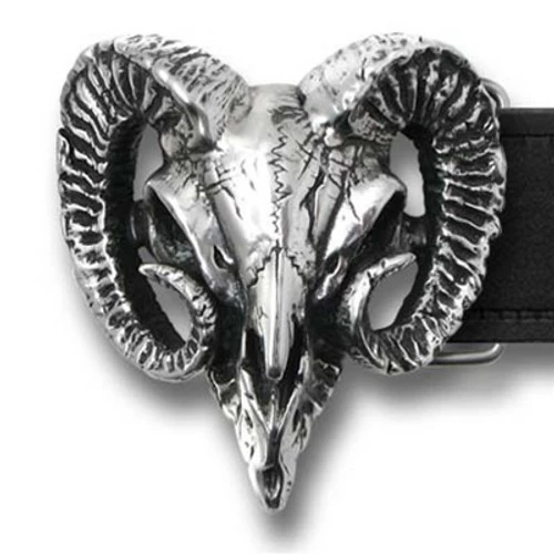 Magickal Designs Ram's Skull Belt Buckle