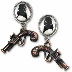 Steampunk Alchemy Memento For A Highwayman (studs, Pair)