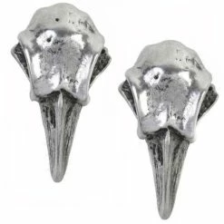 Crows & Ravens Alchemy Rabeschadel Stud Earrings