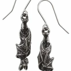 Bats Alchemy Awaiting The Eventide Bat earrings