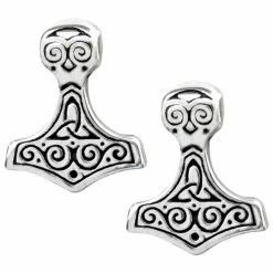 Alchemy Thor Hammer Ear Studs