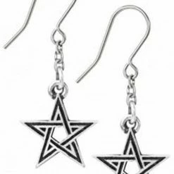 Magickal Designs Alchemy Black Star Earrings