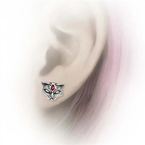 Cats Alchemy Sacred Cat Ear studs - Image 2