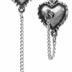 Hearts & Roses Alchemy Witches Heart Ear Studs