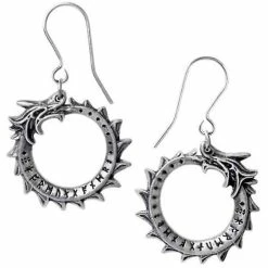Dragons Alchemy Jormungand Drop Earrings