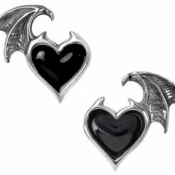 Hearts & Roses Alchemy Blacksoul ear studs