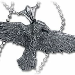 Crows & Ravens Black Raven Pendant