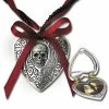 Skulls & Death Reliquary Heart Locket