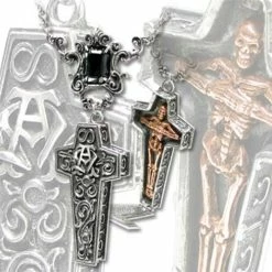 Crosses Infinity Cross Casket Necklace