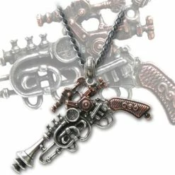 Steampunk Alchemy 'The Duellist' Gun pendant