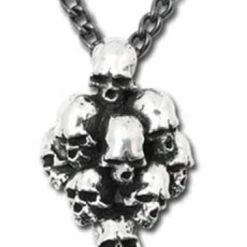 Skulls & Death Alchemy Reznic Butcher's Cross pendant