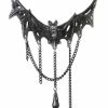 Bats Gothic Villa Diodati Bat Necklace with chains