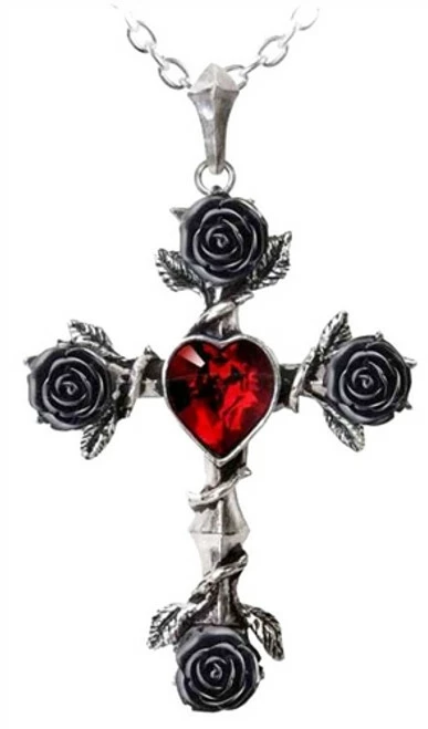 Hearts & Roses Alchemy Black Rosifix Pendant