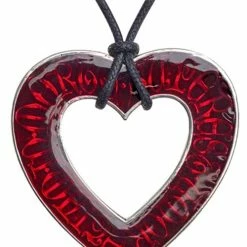 Hearts & Roses Alchemy Love Over Death Pendant