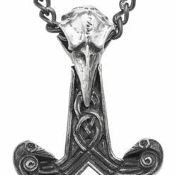 Crows & Ravens Alchemy Raven Hammer Pendant