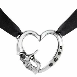 Skulls & Death Alchemy Etendu Mort de Coeur Choker