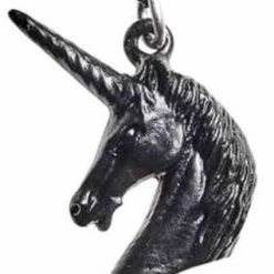 Alchemy Black Unicorn Pendant