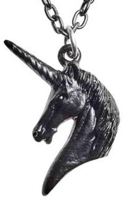 Alchemy Black Unicorn Pendant