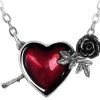 Hearts & Roses Alchemy Wounded By Love Necklace
