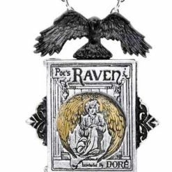 Crows & Ravens Alchemy Poe's Raven Locket