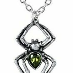 Spiders Alchemy Emerald Spiderling Pendant