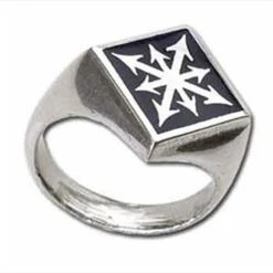 Alchemy Chaos Signet Ring - size Y