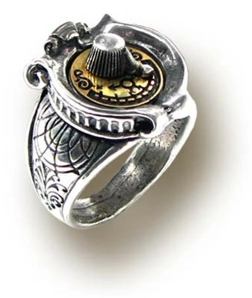 Steampunk GMT Gender Gauge Ring - N only