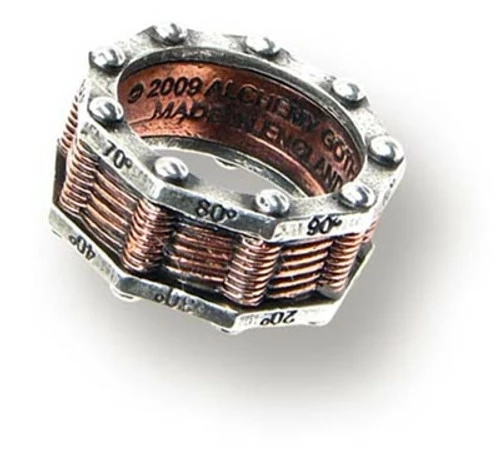 Steampunk Hi-Voltage Toric Generator Ring