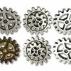 Steampunk Alchemy Gearwheel Buttons - large