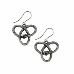 Snakes Alchemy Eve's Triquetra Earrings
